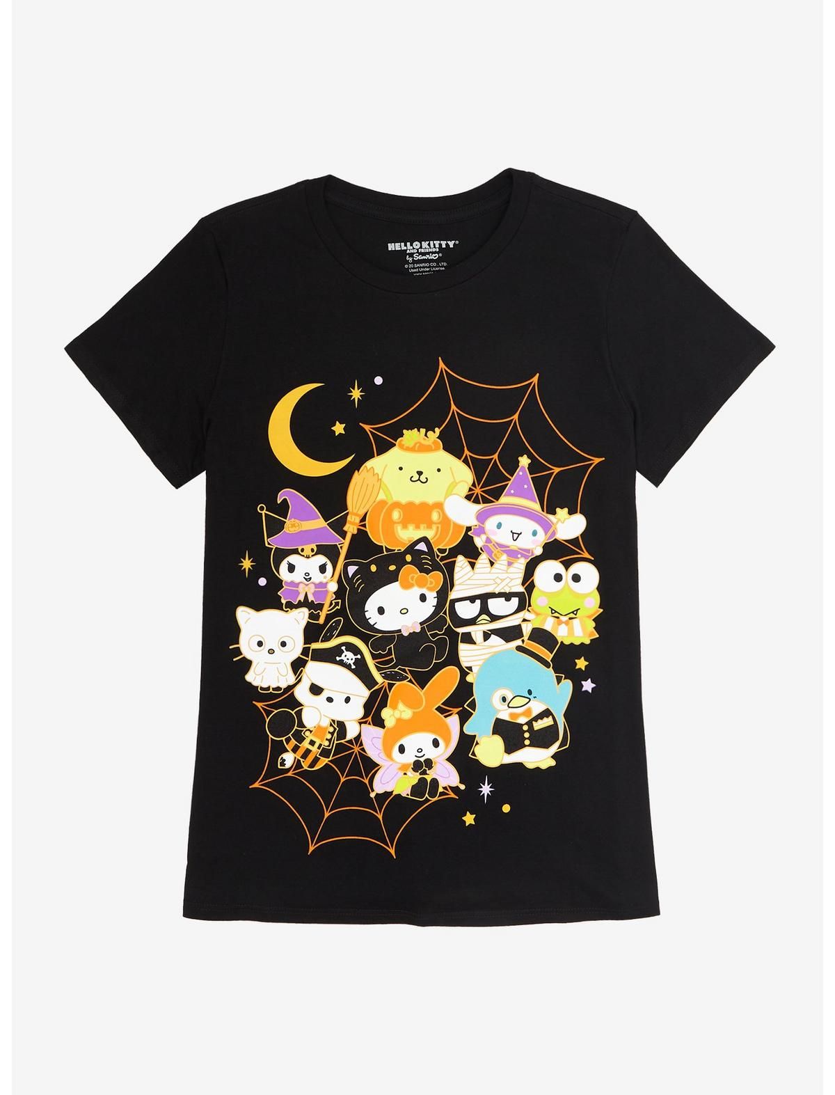 Hello Kitty And Friends Halloween Costumes Boyfriend Fit Girls T-Shirt | Hot Topic | Hot Topic