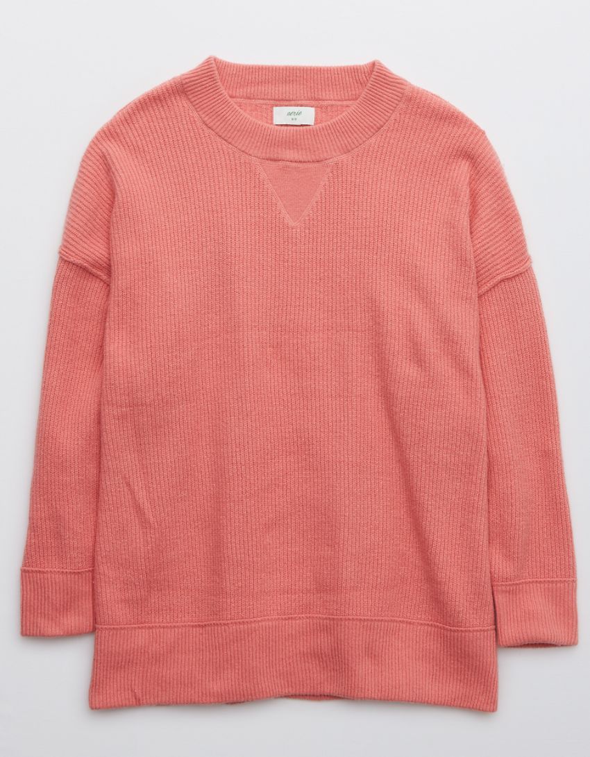 Aerie CozyUp Ribbed Sweater | American Eagle Outfitters (US & CA)