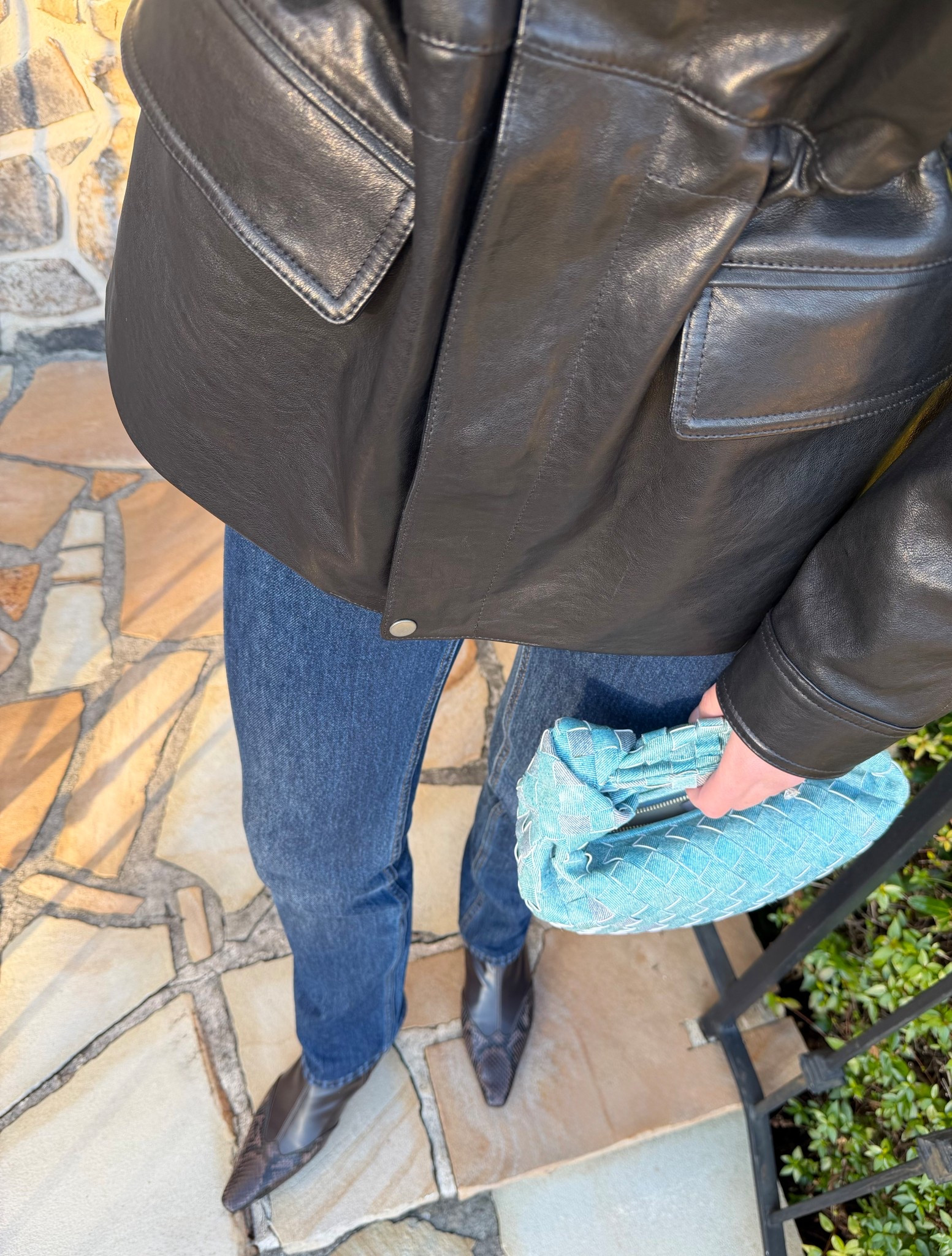 Leather jacket and straight leg jeans are an effortless combo 

#LTKStyleTip