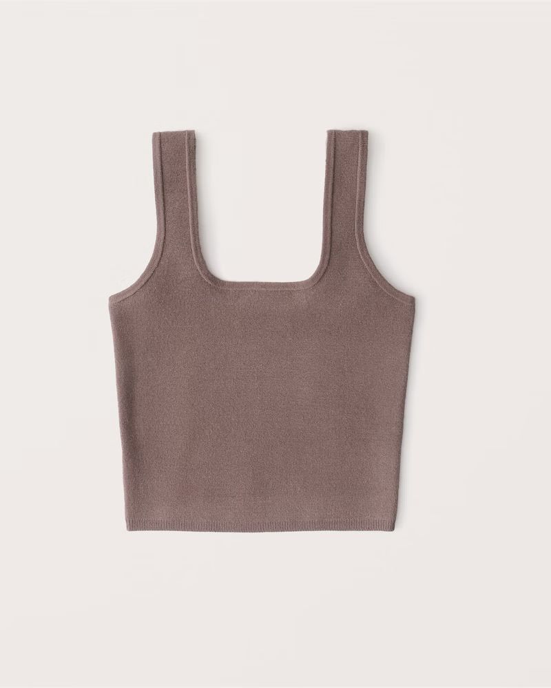 Squareneck Sweater Tank | Abercrombie & Fitch (US)