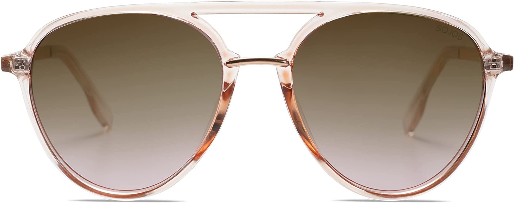SOJOS Oversized Polarized Sunglasses for Women Men Aviator Big Large Ladies Shades SJ2078 | Amazon (US)