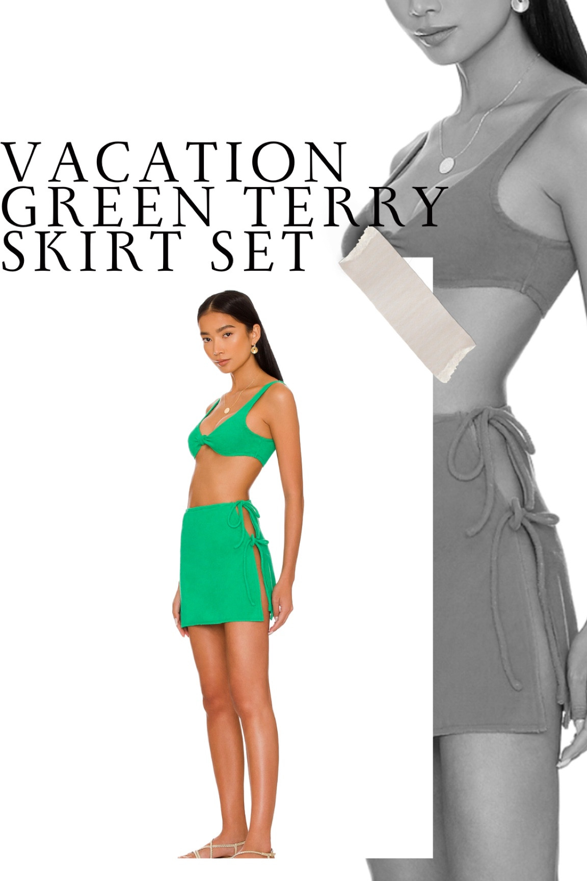 Use code : HAPPY20 for 20% off
Beach wear , pool , Terry skirt , green swim, vacation mode, skirt set 

#LTKstyletip #LTKSale #LTKswim