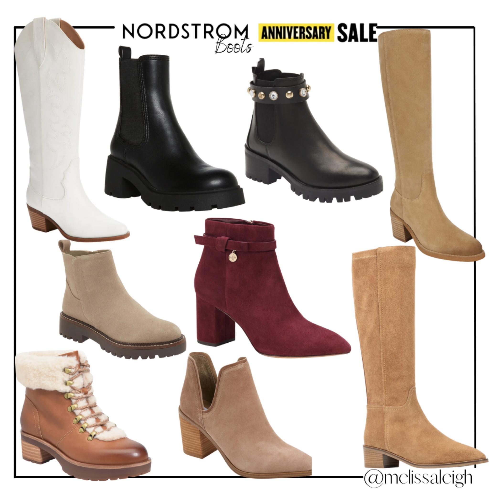 Nordstrom anniversary sale, Nordstrom, Nordstrom sale, n sale 2023, fall outfit, fall style, sale finds, fall fashion, fall staple items, fall boots, suede boots, faux Sherpa lined boots, ankle boots, Steve Madden booties, Sam Edelman knee high boots, Chelsea boots, white cowboy boots, falls work shoes, work shoes, country concert outfit, kate spade burgundy ankle boots 

#LTKsalealert #LTKxNSale #LTKworkwear