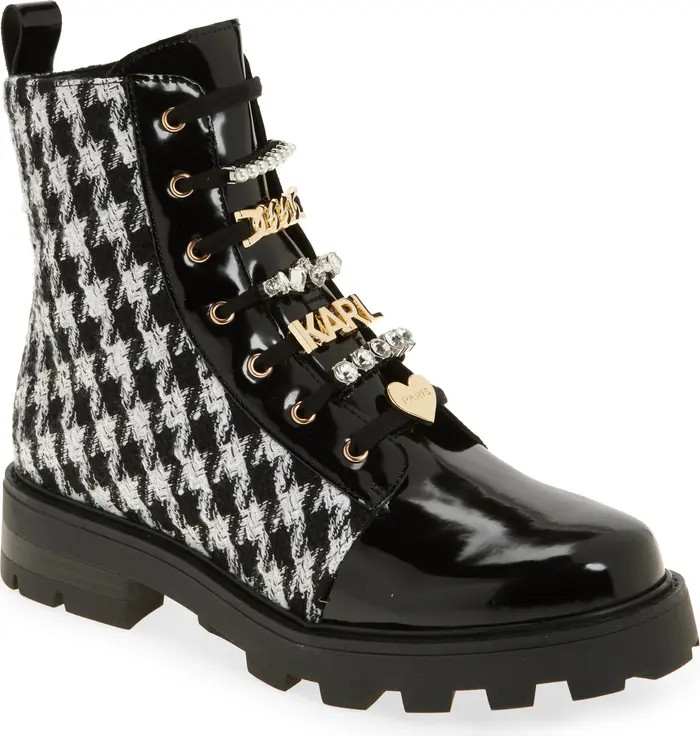 Maple Tweed Combat Boot (Women) | Nordstrom Rack