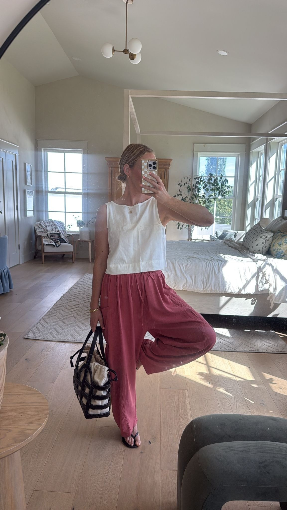 Easy outfit to throw on and go and still feel put together! 

 #LTKdayinmylife #LTKgrwm #LTKmomlife