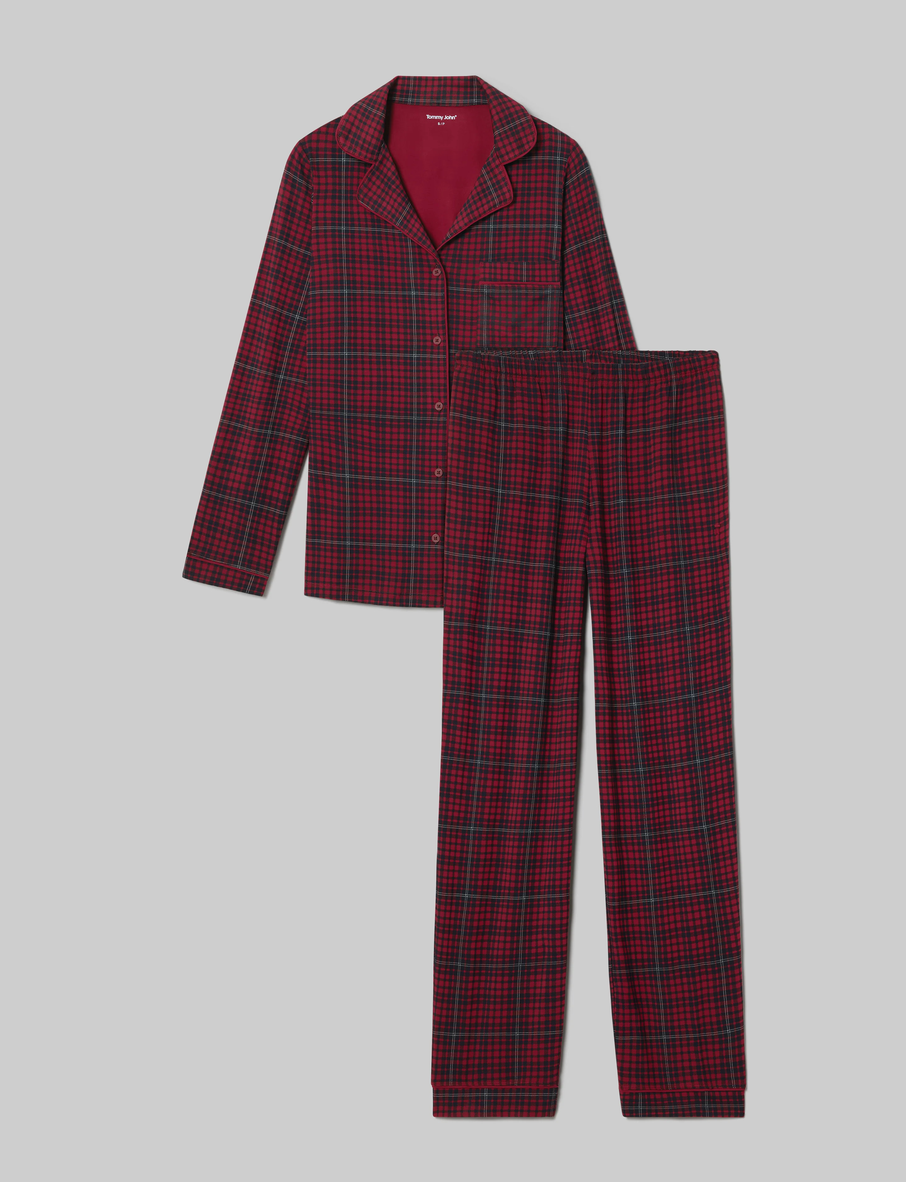 Women's Downtime Long Sleeve Pajama Top & Pant Set | Tommy John