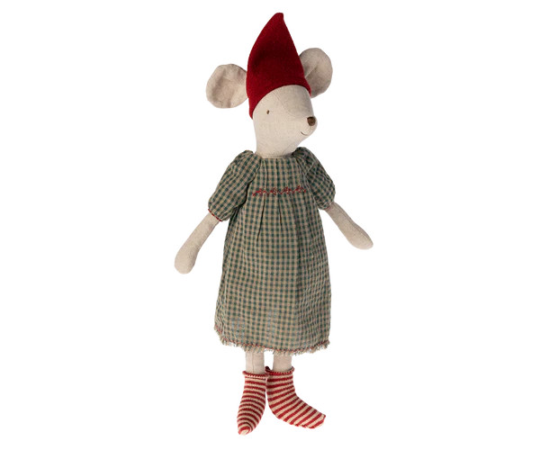 Medium Christmas Mouse, Girl - Dress | MailegUSA