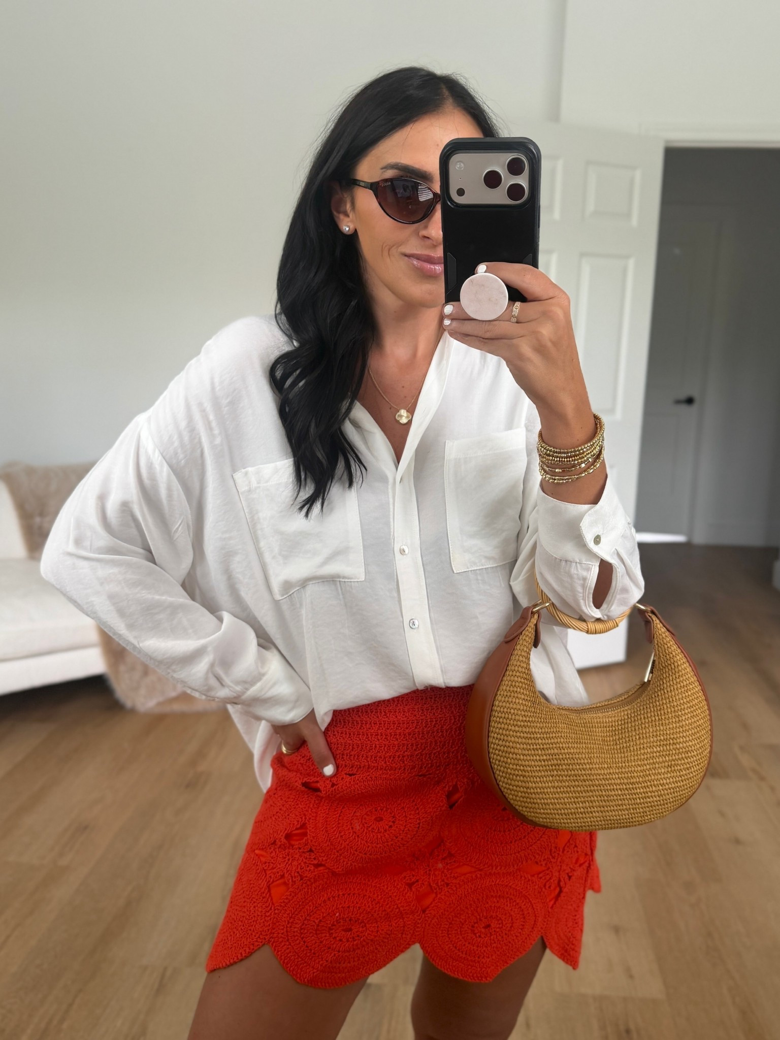 Simonmiller crochet beep beep mini skirt dupe more affordable option to the Designer skirt wearing size medium. Use code houseofsequins30 for 30% off the entire site on vici