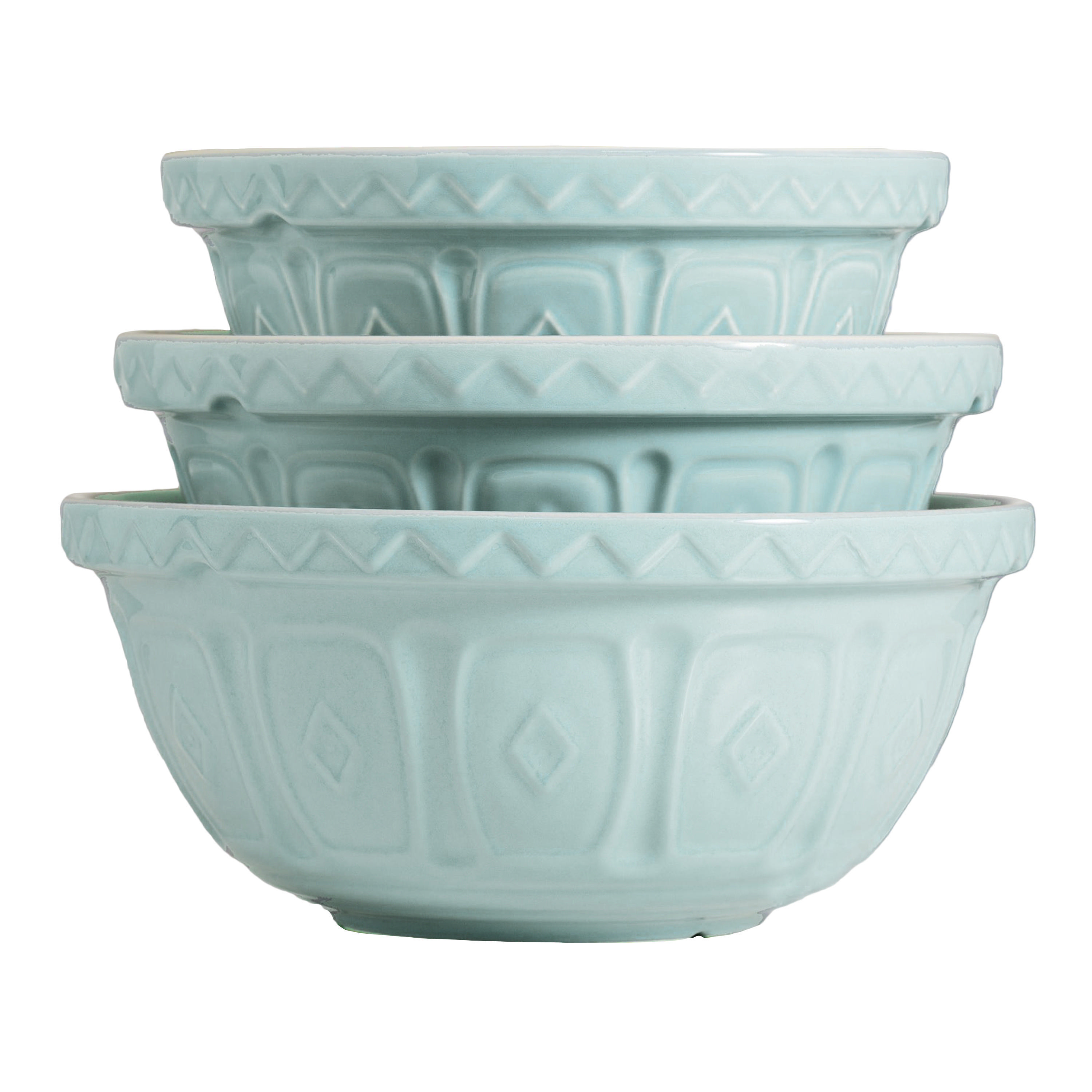 Mason Cash Powder Blue Color Mix Mixing Bowl | World Market
