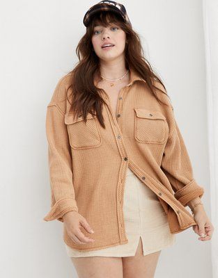 Aerie LumberJane Waffle Shirt | Aerie