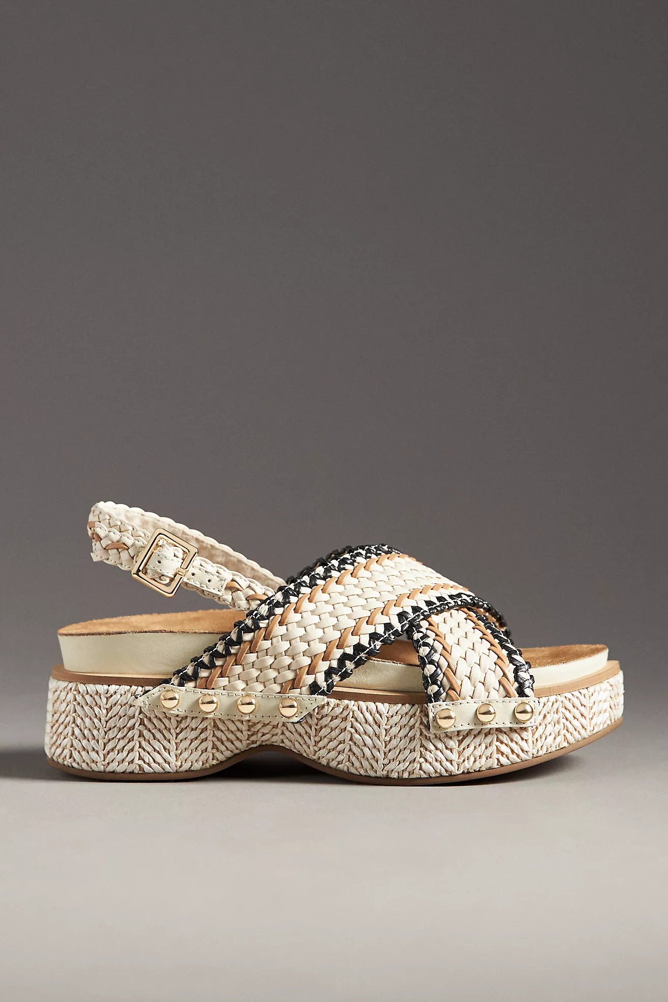 Kelsi Dagger Brooklyn Pace Raffia Platform Sandals | Anthropologie (US)