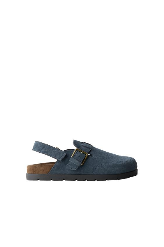 STORIESZ - SPLIT LEATHER CLOGS | Zara US