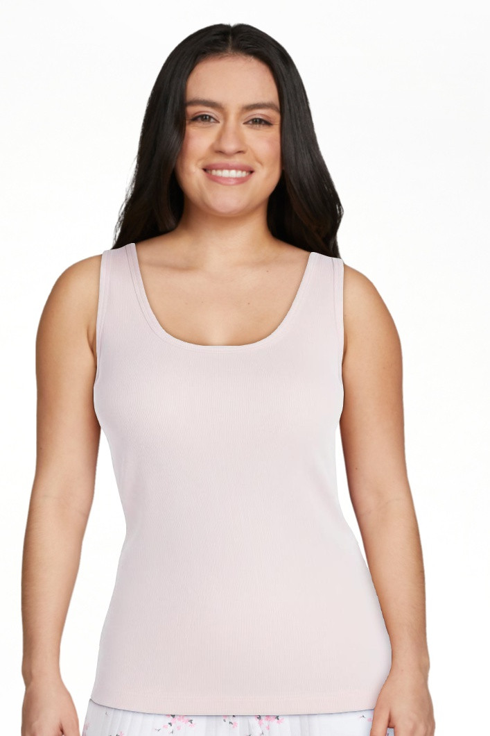 Joyspun Women's Ribbed Tank with Inner Bra, Sizes XS-3X | Walmart (US)