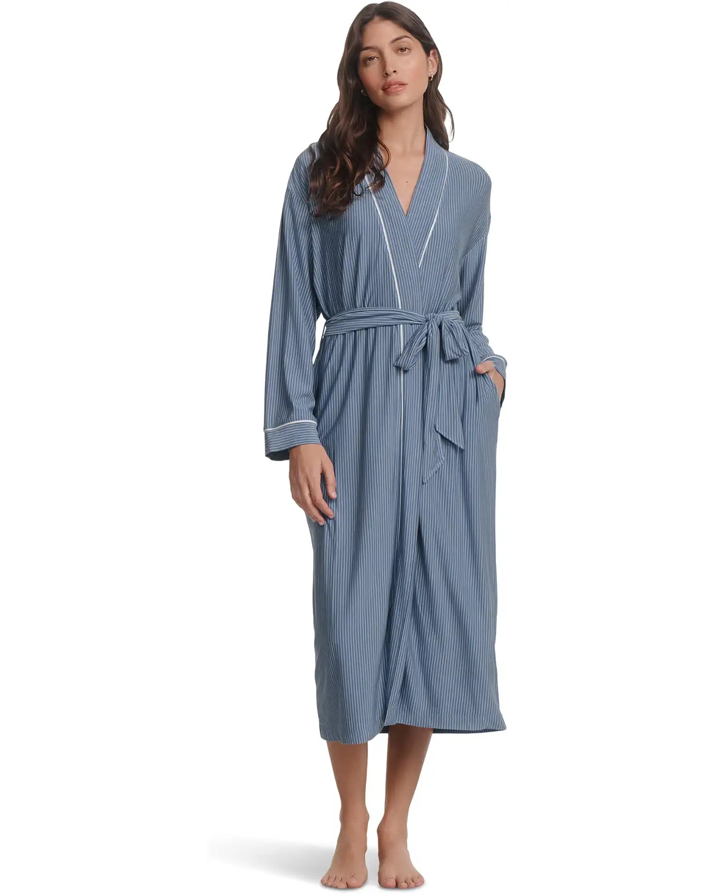 Women's Eberjey Gisele Printed - The Tencel Modal Long Robe | Zappos.com