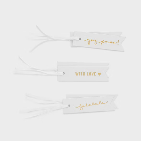 Gold Foil Gift Tag Set 6ct - Sugar Paper™ | Target