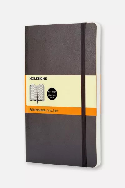 Moleskine Classic Softcover Ruled Notebook in Black at Urban Outfitters | Urban Outfitters (US and RoW)