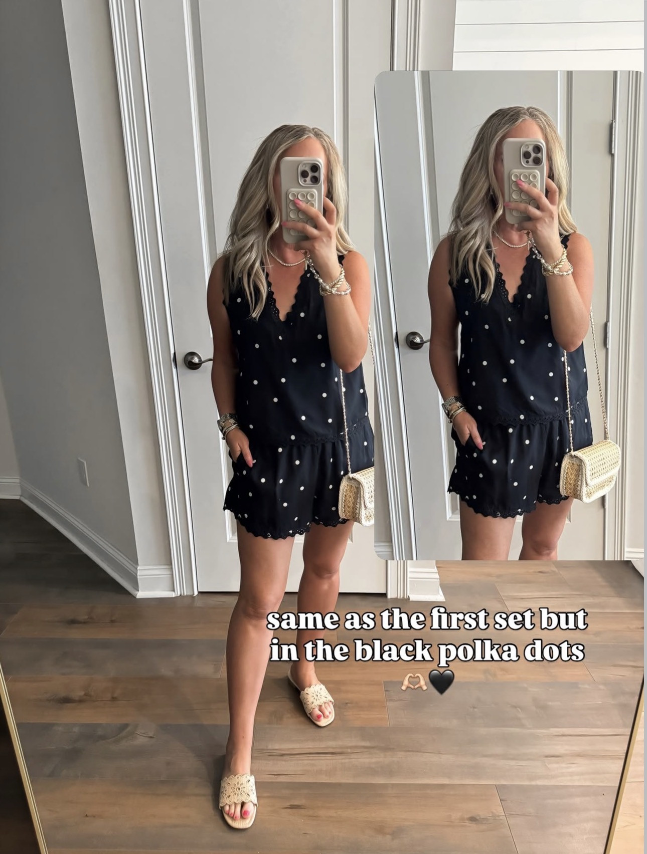 Obsessed with this two piece set! Perfect for warmer days. trending polka dot top and shorts.

Target new arrivals, spring style, summer fashion, resort wear, vacation outfits, beach style, cruise fashion, tropical vibes, warm weather outfits, effortless style, breezy fabrics, lightweight outfits, chic vacation looks, poolside style, coastal fashion, island aesthetic, travel wardrobe, getaway outfits, summer essentials, vacation ready, target style, target finds, what I wore, 2026 

 #LTKootd #LTKSeasonal #LTKTravel