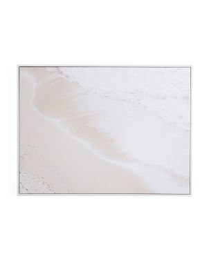 Beige Tide Framed Canvas Wall Decor | TJ Maxx