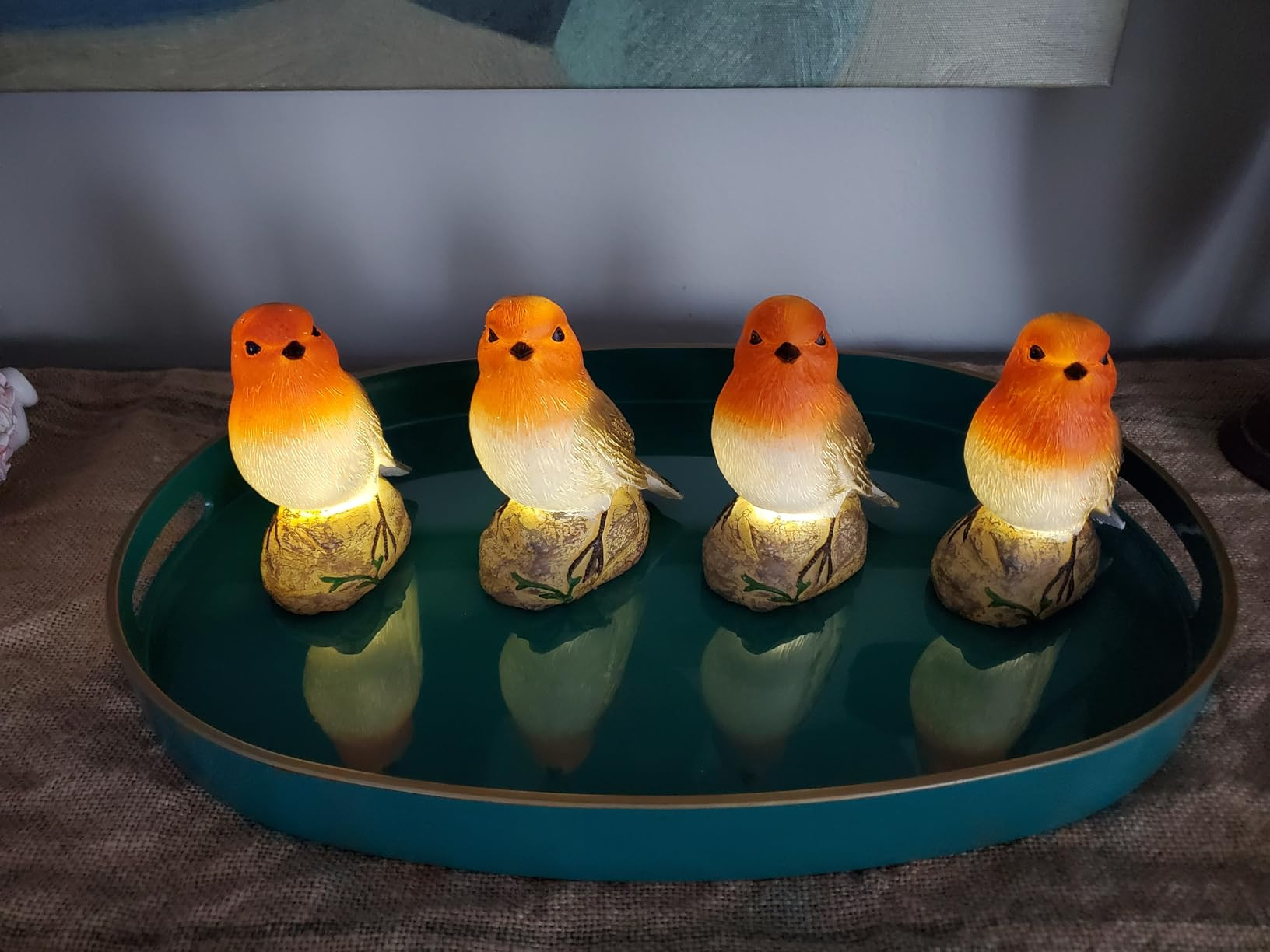 JeeYee Solar Garden Statues Loving Bird Garden Decor Lights for Outside Yard Decorations Outdoor,... | Amazon (US)