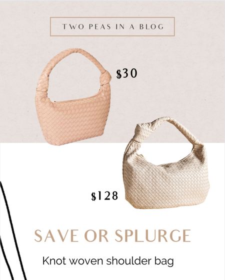 Save or Splurge. Knot slouchy shoulder bag. Woven bag. Target A New Day slouchy handbag. Anthropologie Brigitte satchel. 

#LTKover40 #LTKSeasonal #LTKitbag