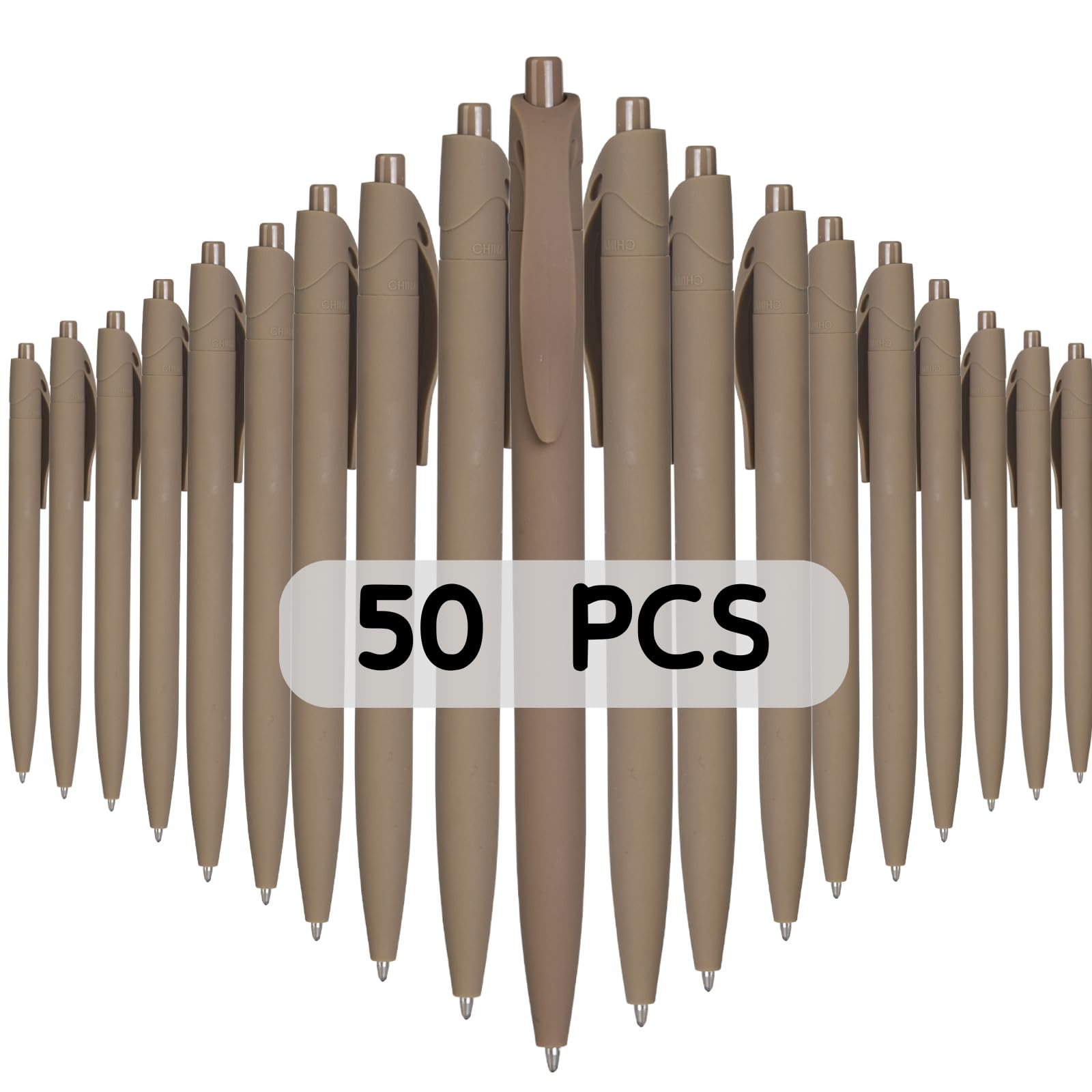 BallPoint Pens, 50 Pack (BLACK Ink),Bulk Pens, Brown Coffee Barrel,Click Pens for Office Home and... | Amazon (US)