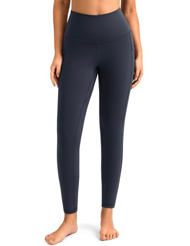Colorfulkoala Women's High Waisted Yoga Pants 7/8 Length Leggings with Pockets (XS, Blue Ink) | Amazon (US)