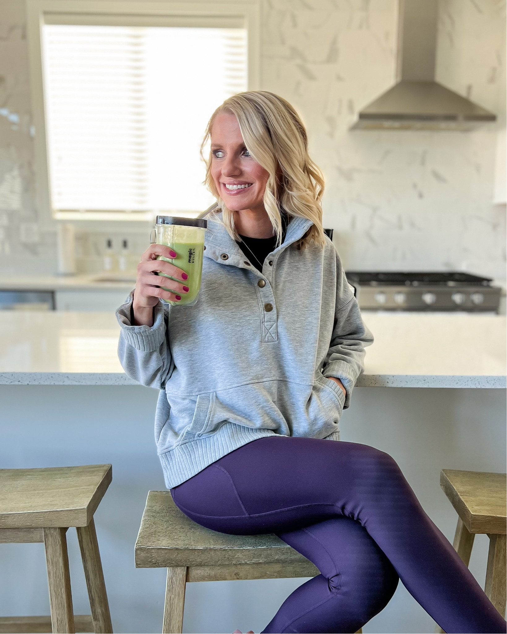 What I eat in a week blog post is live at thriftywifehappylife.com
Sweatshirt- small
Leggings-smalll

#LTKfitness #LTKfindsunder50 #LTKstyletip