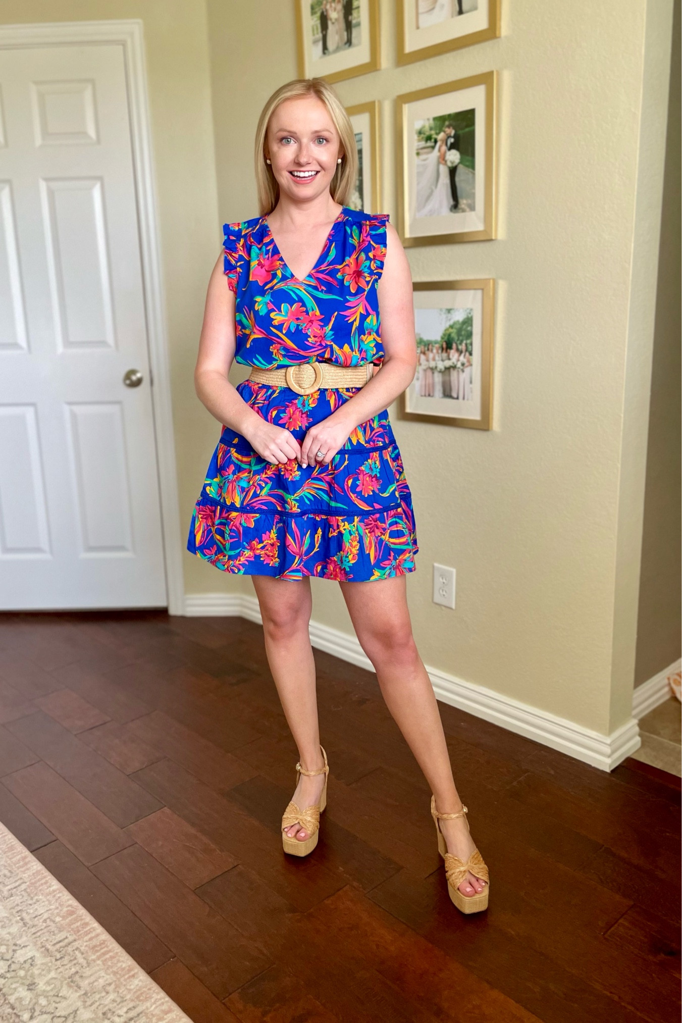 Wearing an XS in both! | matching set, tropical print, vacation outfit, vacation outfit inspo, vacation dress, summer dress, summer outfit inspo 

#LTKFind #LTKstyletip #LTKSeasonal