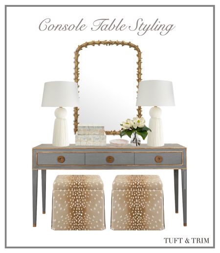 Console table styling ✨

*scale is approximate 

#LTKhome