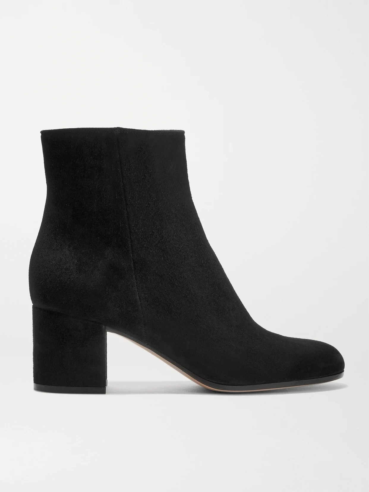 Gianvito Rossi - Margaux 65 Suede Ankle Boots - Black - IT37 | NET-A-PORTER APAC
