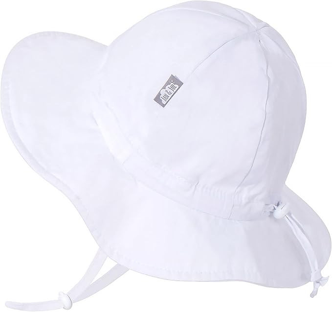 JAN & JUL Adjustable Cotton Floppy Sun Hat with 50+ UPF Protection for Girls | Amazon (US)