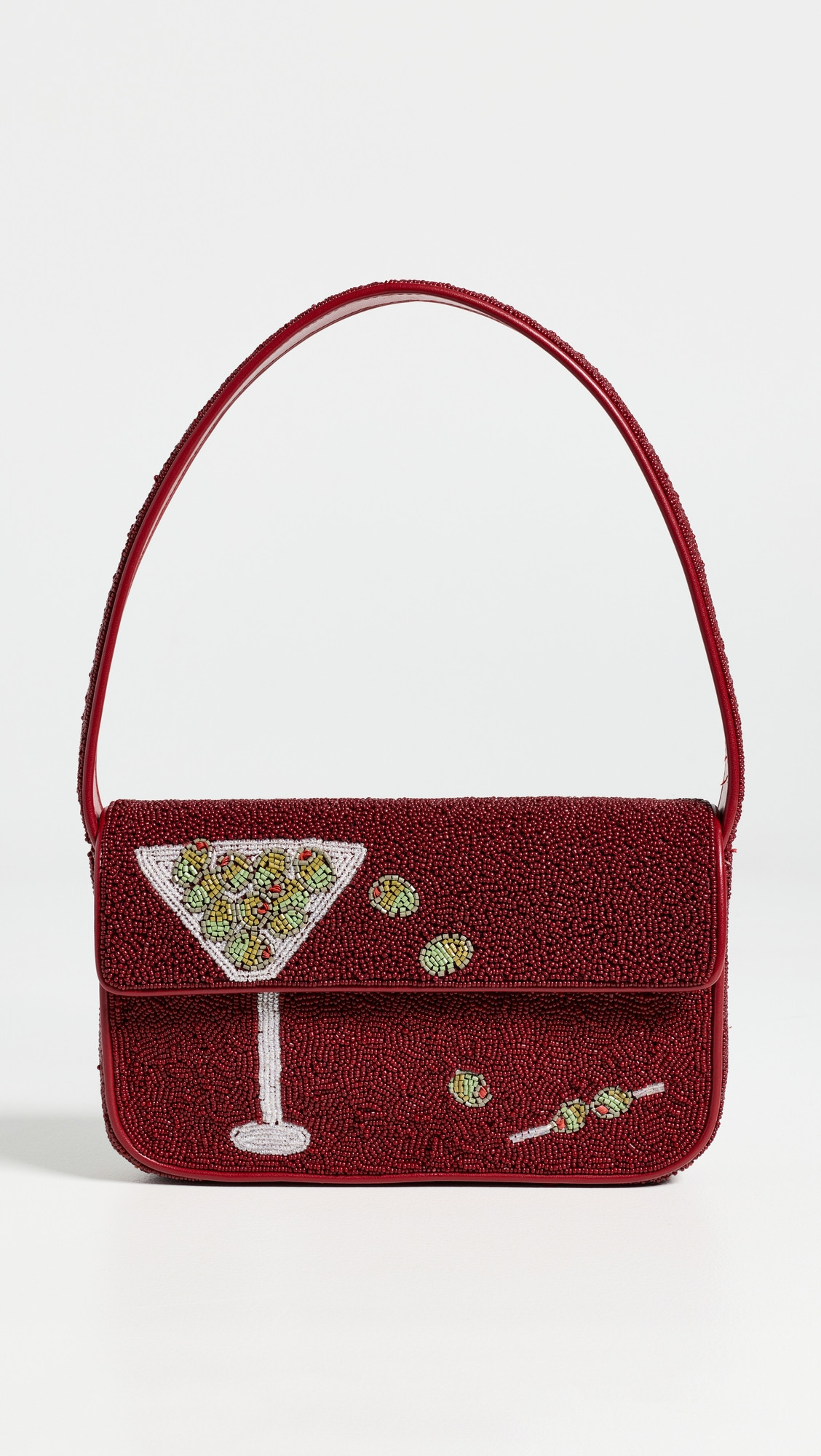 STAUD Tommy Beaded Bag Extra Dirty One Size | Shopbop