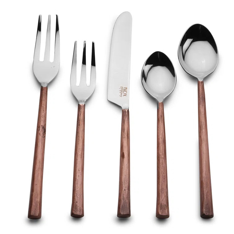 Ivy Bronx Espinoza Stainless Steel Flatware - Set of 20 | Wayfair North America
