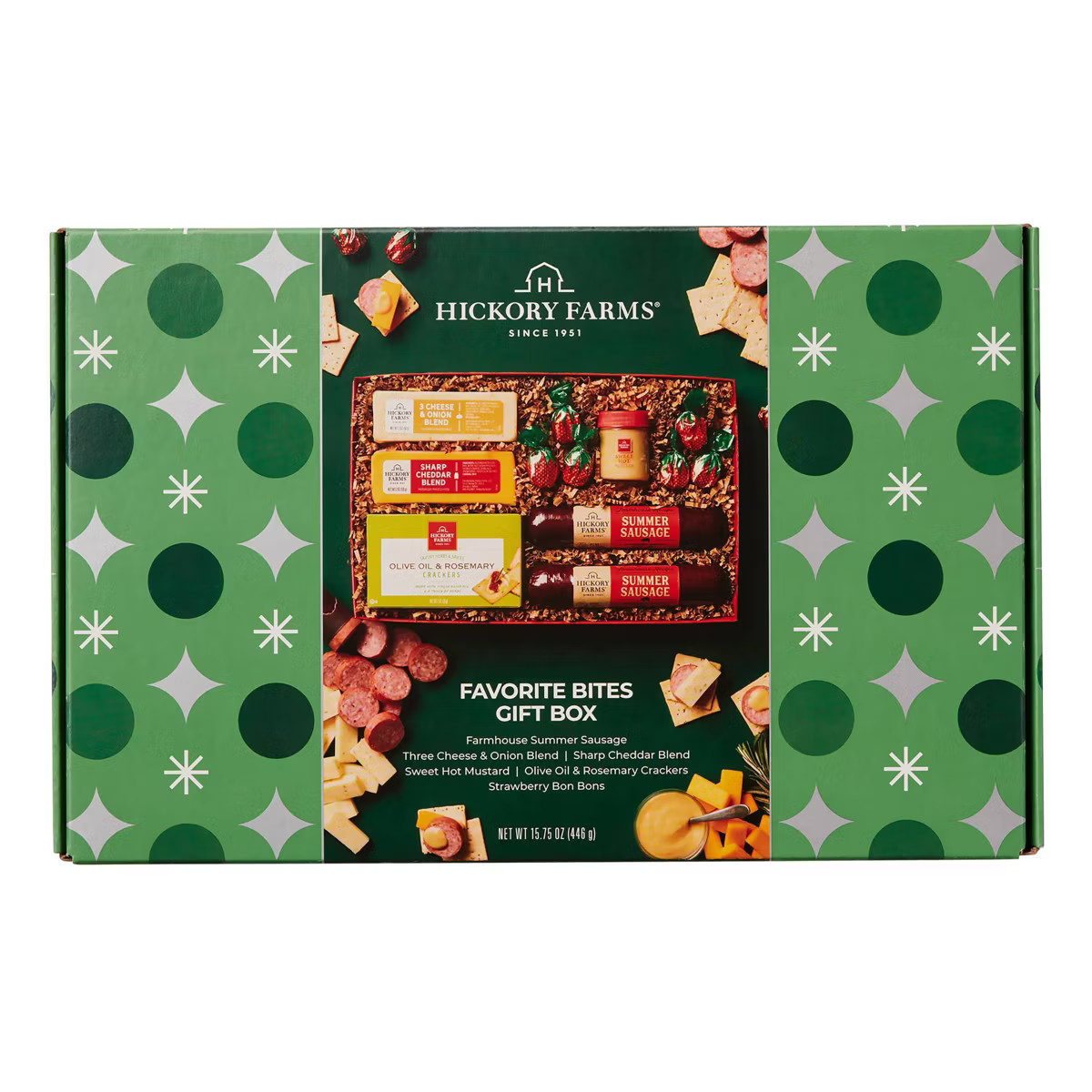 Hickory Farms Christmas Gift Set Favorite Bites Box - 15.75oz | Target