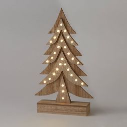 16.25&#34; Decorative Pre-lit Wood Christmas Tree - Wondershop&#8482; | Target