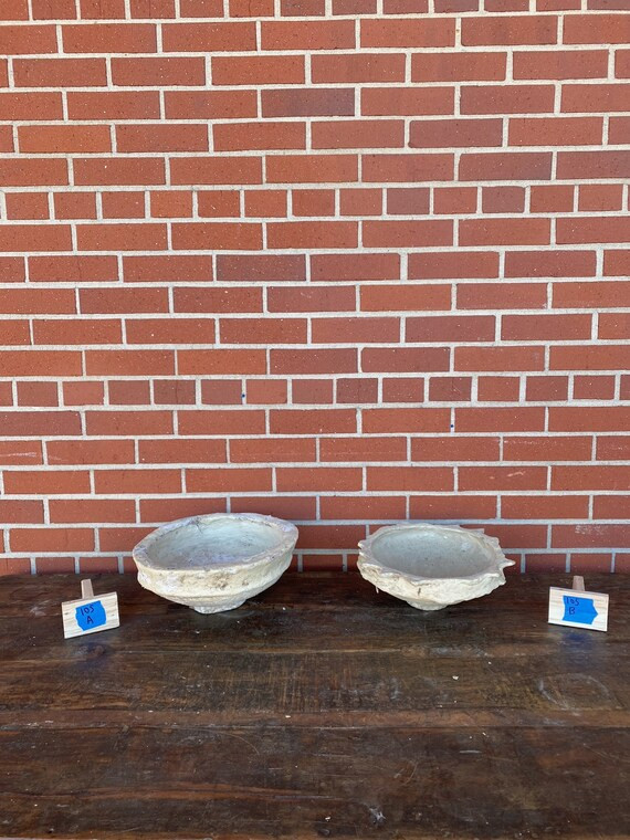 Vintage Paper Mache Bowls | Handmade Paper Bowl Planter | Biodegradable Eco Friendly Bowl | Etsy (US)