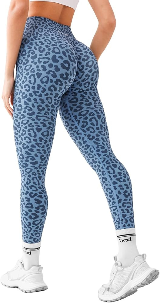 BRXL Butt Lifting Lycra No Front Seam Workout Leggings for Women Tummy Control High Waist Seamles... | Amazon (US)