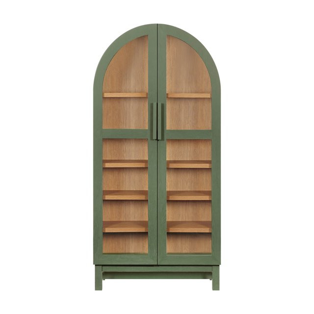 Better Homes & Gardens Juliet Arch Cabinet, Deep Green Finish | Walmart (US)