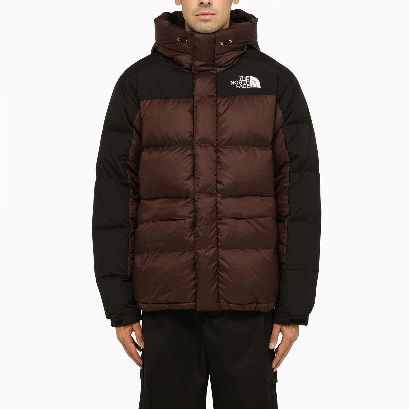 Brown/black padded down jacket | The Double F