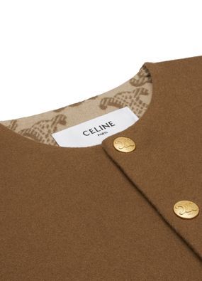 Cardigan in wool cloth - CELINE | 24S (APAC/EU)