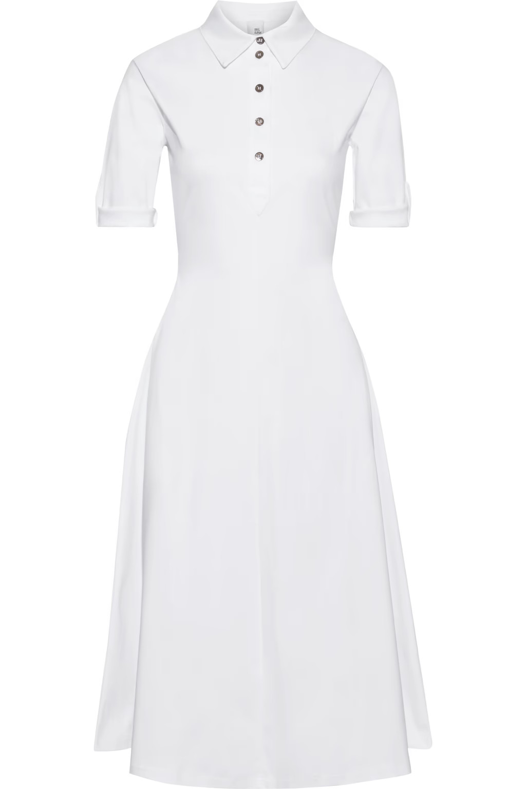 IRIS & INKPlumeria flared cotton-jersey midi shirt dress | The Outnet (UK and Europe)