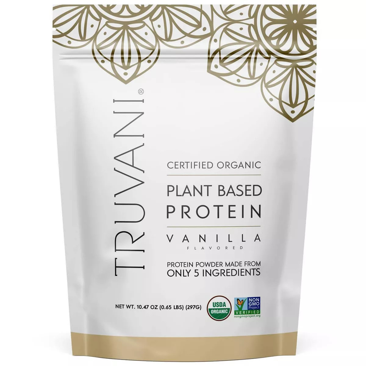 Truvani Organic Plant Based Vegan Protein Powder - Chocolate Peanut Butter - 12.88oz/10 Servings | Target