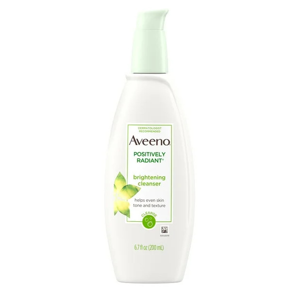 Aveeno Positively Radiant Brightening Facial Cleanser, 6.7 fl oz - Walmart.com | Walmart (US)
