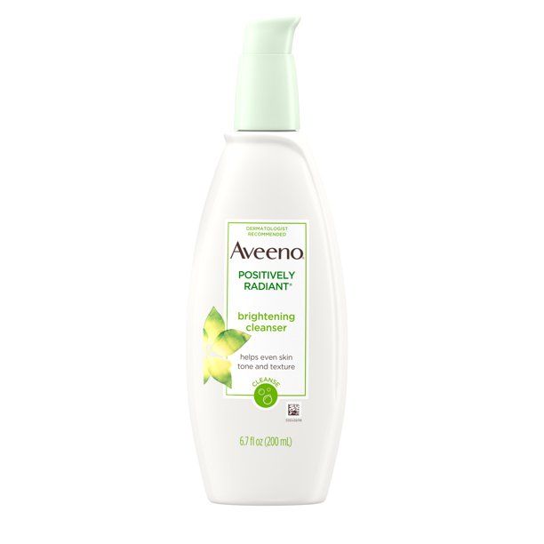 Aveeno Positively Radiant Brightening Facial Cleanser, 6.7 fl oz - Walmart.com | Walmart (US)