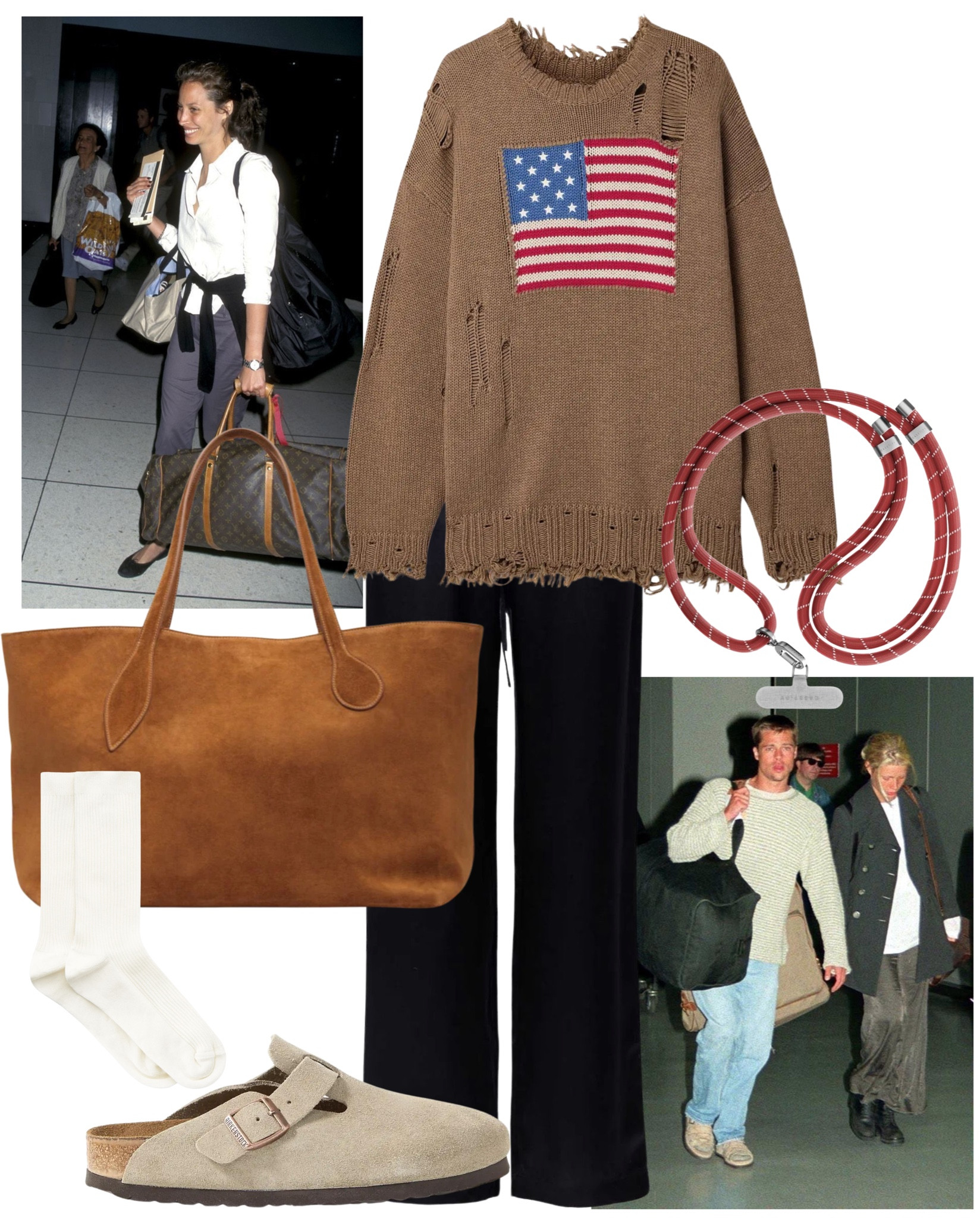 What I Wore to Travel | oversized jumper + Cashmere Trousers + Birkenstock Boston + Suede Bag + Phone Cord + Cashmere Socks | Airport Outfit | Travel Outfit |

#LTKautumn #LTKeurope #LTKstyletip