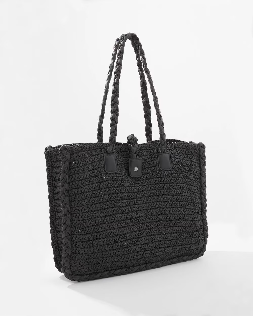 Braided Raffia Tote | White House Black Market