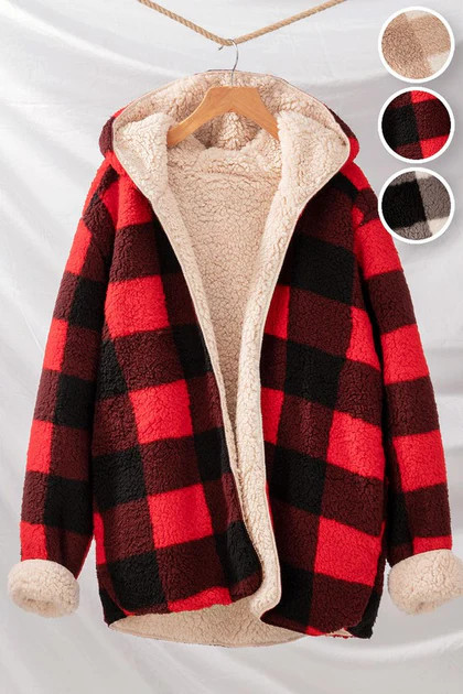 Tis The Season Comfy Hoodie - Red | Stella Clothing Boutique