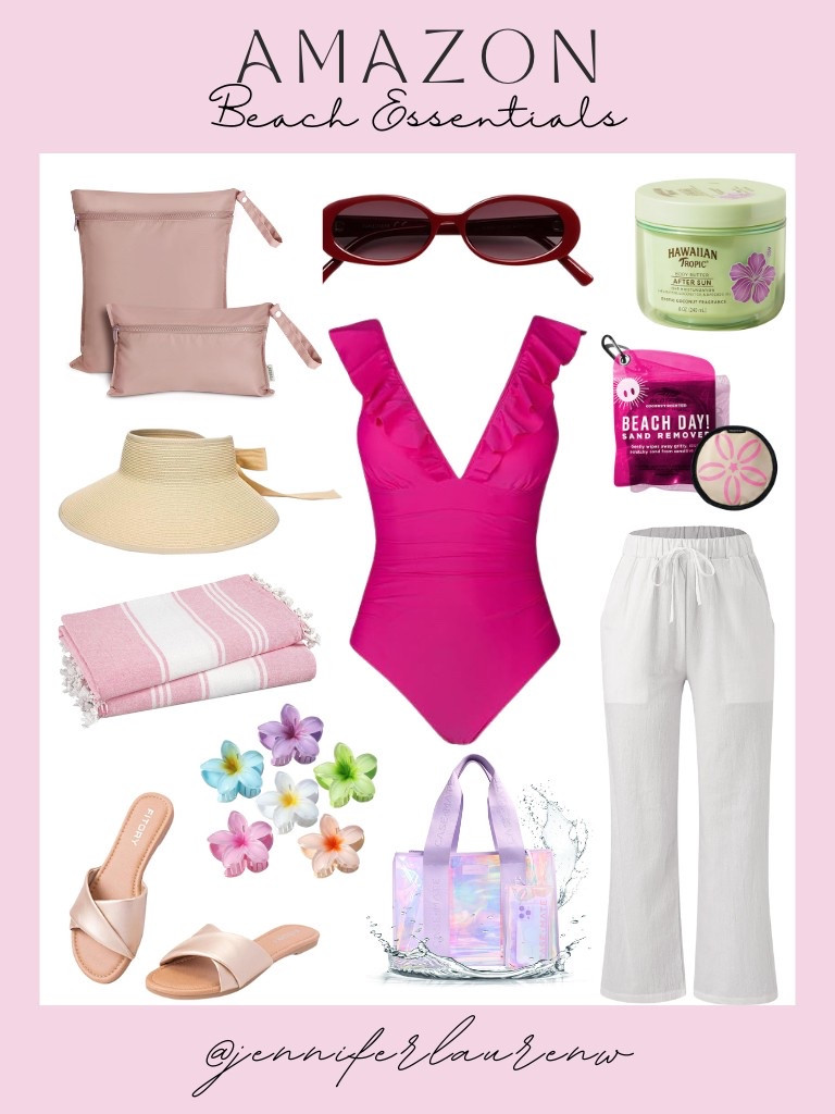 Beach days made better with these Amazon must-haves! From sun protection to chic accessories, grab your essentials and soak up the vibes. 
#AmazonFinds #BeachEssentials #VacationMustHaves #SunKissed #BeachVibes #ResortReady #SummerStyle #CoastalLiving #TravelEssentials #EffortlessChic



#LTKTravel #LTKSeasonal #LTKSwim