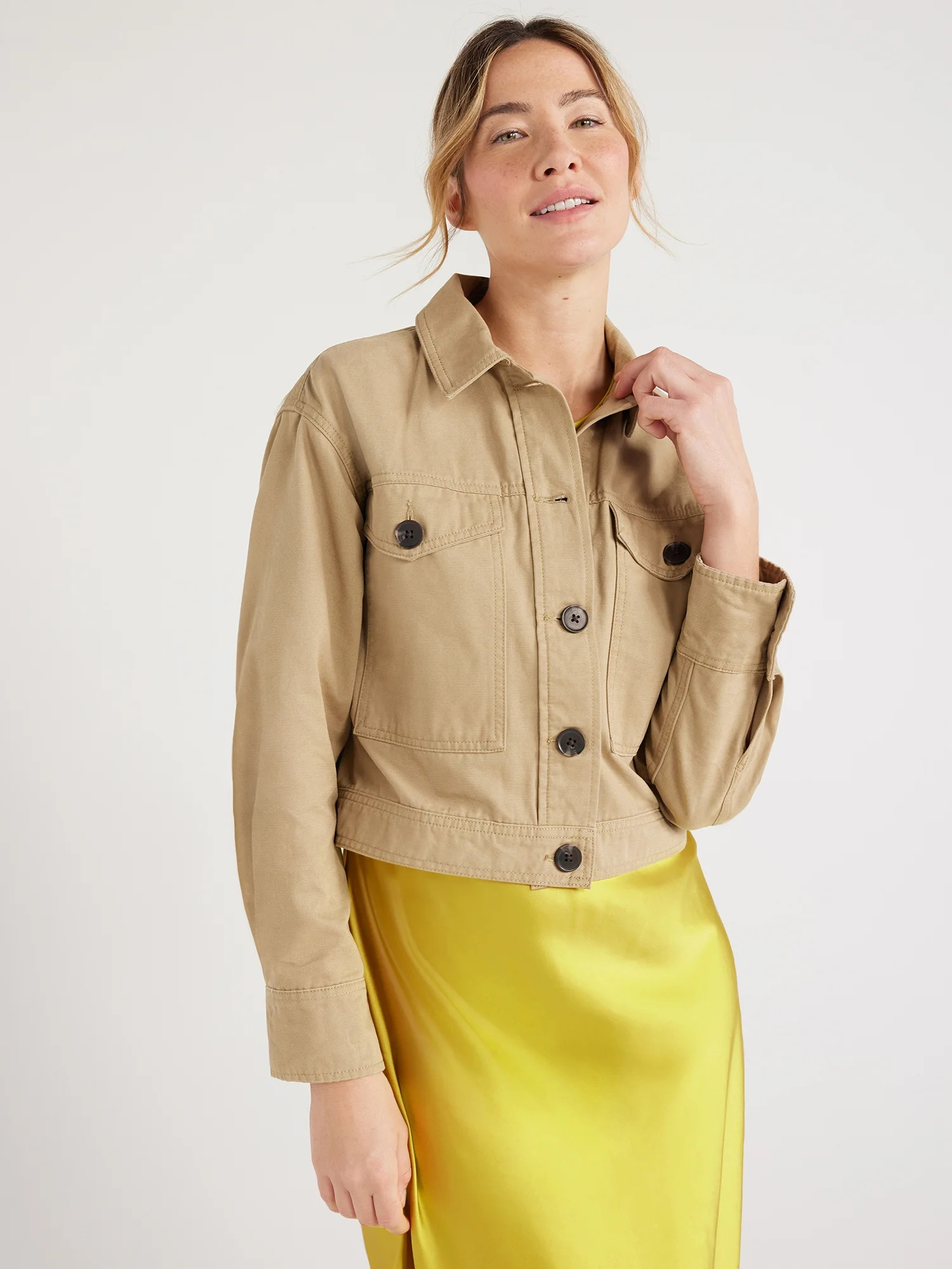 Free Assembly Women's Utility Jacket, Sizes XS-XXXL | Walmart (US)