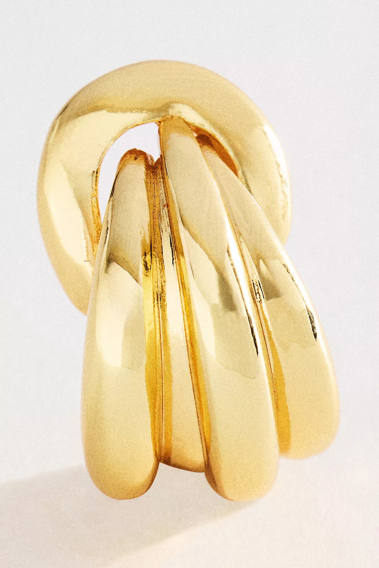 BaubleBar Linda Knot Hoop Earrings | Anthropologie (US)